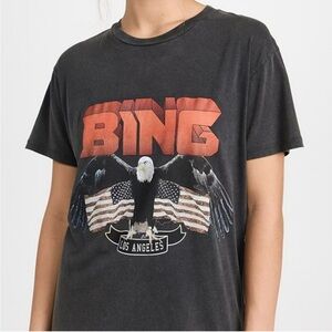Anine Bing Women’s Vintage Eagle Graphic Tee Size Medium